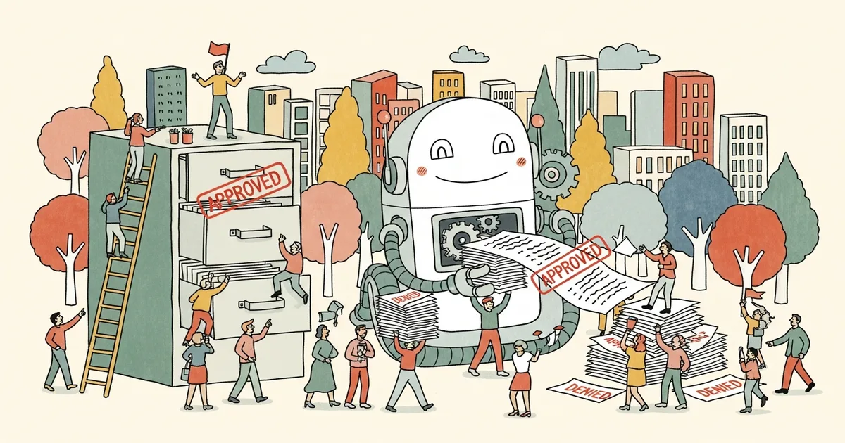 Editorial illustration for: Claimable's AI Has Reversed Thousands of Denied Health Insurance Claims