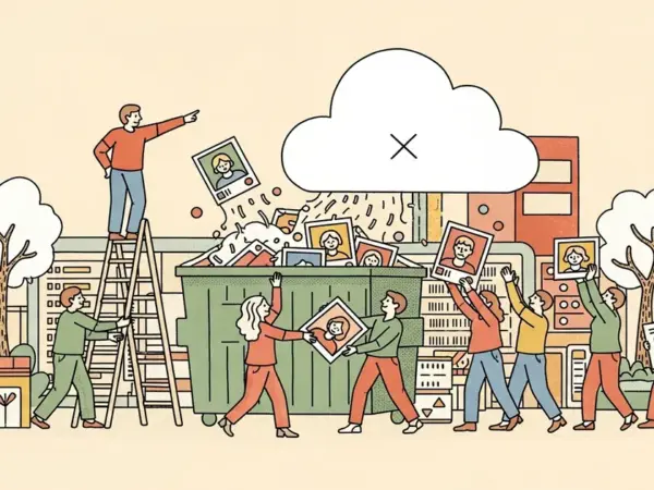 Editorial illustration for: Clarifai Confirms Deletion of 3 Million OkCupid Photos After FTC Settlement