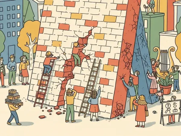 Editorial illustration for: Claude Went Down Twice in 2 Days — Anthropic's 'Success Disaster' Wall