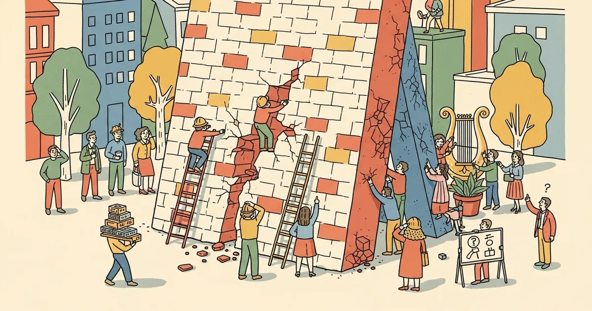 Editorial illustration for: Claude Went Down Twice in 2 Days — Anthropic's 'Success Disaster' Wall