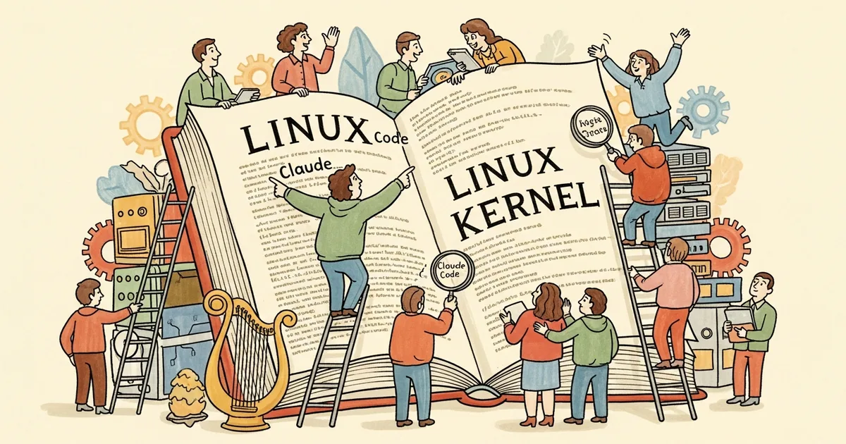 Editorial illustration for: Claude Code Discovers 23-Year-Old Linux Kernel Vulnerability That Humans Missed