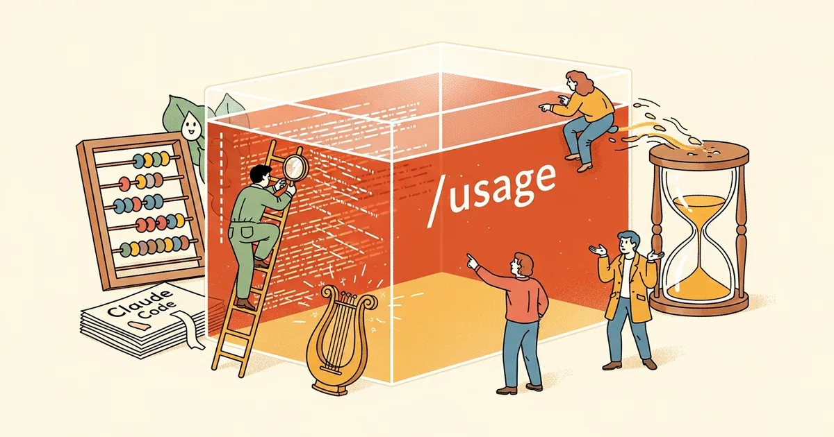 Editorial illustration for: Anthropic's /usage Command Reveals Why Claude Code Burns Through Limits