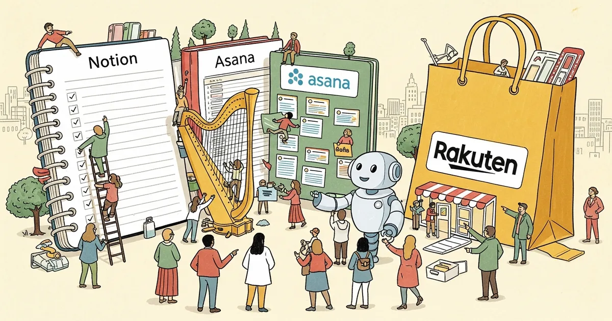 Editorial illustration for: Notion, Asana, and Rakuten Just Bet on Claude Managed Agents — Anthropic's New Platform Goes Prod