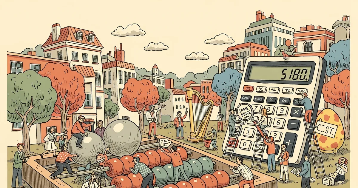 Editorial illustration for: Claude Opus 4.7's 'Same Price' Hides a 47% Tokenizer Cost Increase