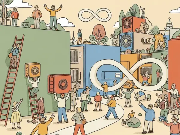 Editorial illustration for: CoreWeave Expands Meta Deal to $21 Billion for GPU Capacity Through 2032