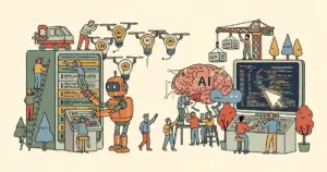 Editorial illustration for: Cursor 3 Launches With Agent-First Interface for Running Parallel AI Coding Fleets