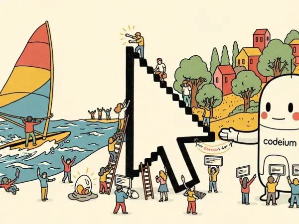 Editorial illustration for: Cursor vs Windsurf vs Codeium (Cody) 2026: The AI IDE Battle