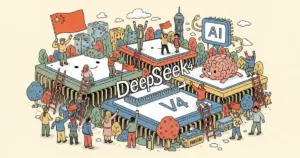 Editorial illustration for: DeepSeek V4 to Run Entirely on Huawei Chips, Marking a Milestone for China's AI Independence