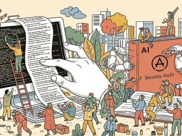 Editorial illustration for: AI Is Writing Code Faster Than Anyone Can Audit It — This $6M Startup Says That's a $100B Securit