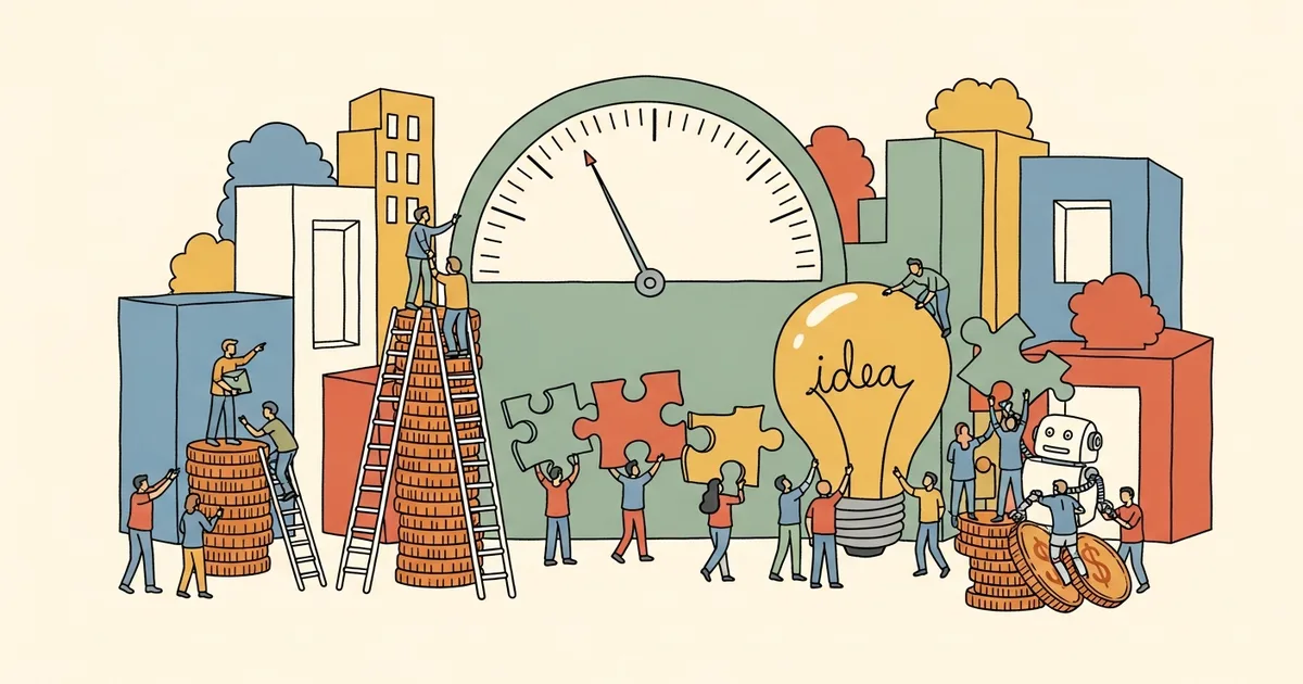 Editorial illustration for: Ex-OpenAI Founders Are Getting $50M Valuations With Zero Revenue