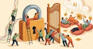 Editorial illustration for: George Hotz Says Closed-Source AI Is Creating a New Feudal Class System