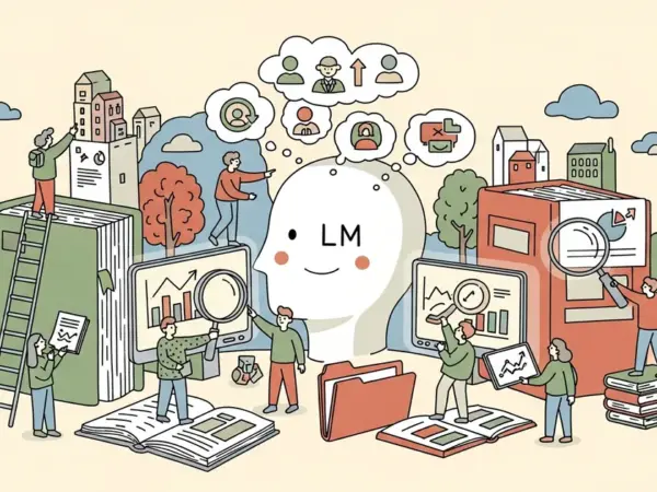 Editorial illustration for: GISTBench: Evaluating LLM User Understanding via Evidence-Based Interest Verification