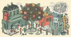 Editorial illustration for: GitHub's AI Now Understands Why Code Was Written, Not Just What It Says — Repository Intelligence