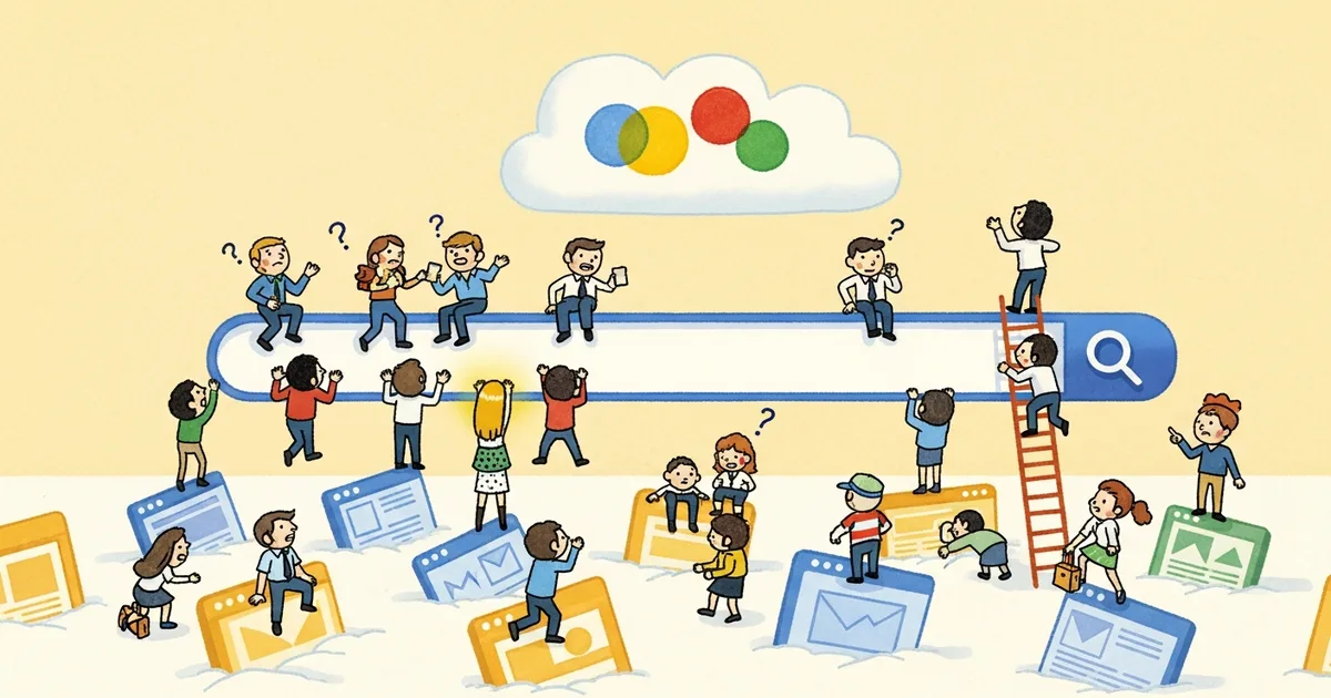 Editorial illustration for: 93% of Google AI Searches Now End Without Clicking Any Website — The Traffic Apocalypse Is Here