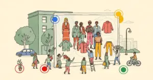 Editorial illustration for: Google's Circle to Search Can Now Identify Every Piece of Clothing in a Photo