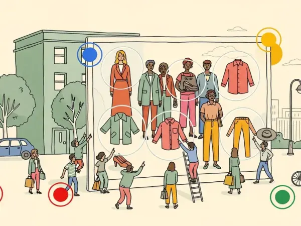 Editorial illustration for: Google's Circle to Search Can Now Identify Every Piece of Clothing in a Photo