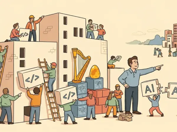 Editorial illustration for: Google DeepMind Forms Dedicated Team to Close AI Coding Gap With Anthropic