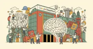 Editorial illustration for: Google DeepMind Just Hired Its First Full-Time Philosopher — His Job Is to Figure Out If AI Is Co