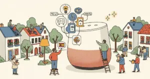 Editorial illustration for: Google Home’s latest updates include Gemini in Spanish, improved smart home controls