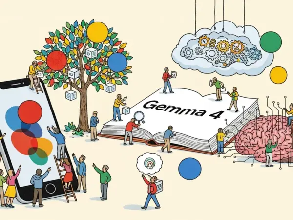Editorial illustration for: Google Releases Gemma 4 as Fully Open-Weight Model With On-Device Smartphone Support