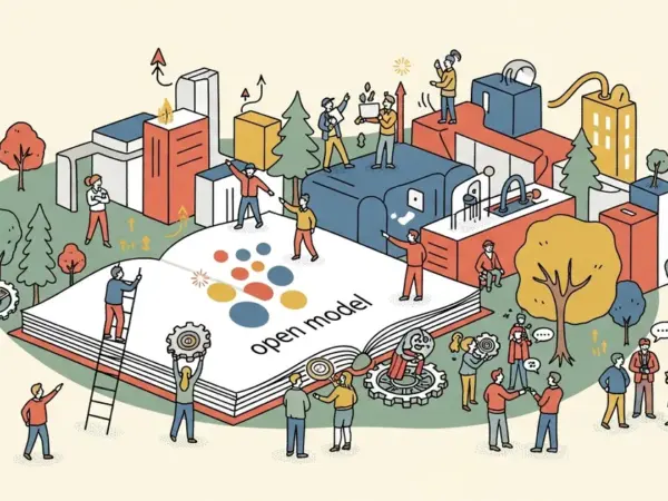 Editorial illustration for: Google Releases Gemma 4 Open Models With Frontier-Level Performance at Compact Sizes