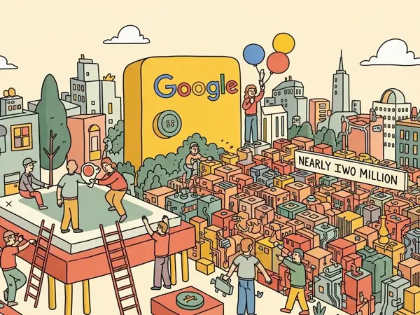 Editorial illustration for: Google Taps Marvell for Two Custom AI Chips, Plans Nearly Two Million Memory Processing Units