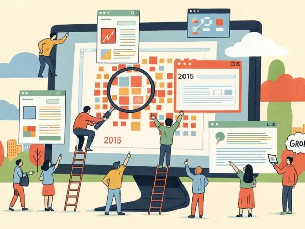 Editorial illustration for: Grok Computer Desktop Agent Controls Any App by Reading Pixels — Even 2015 Software