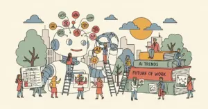 Editorial illustration for: Half of UK Executives Expect AI to Cut Net Jobs Over Next Decade