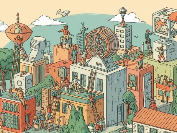 Editorial illustration for: IBM Says Quantum Computers Will Finally Beat Normal Computers This Year — Here's What Changes