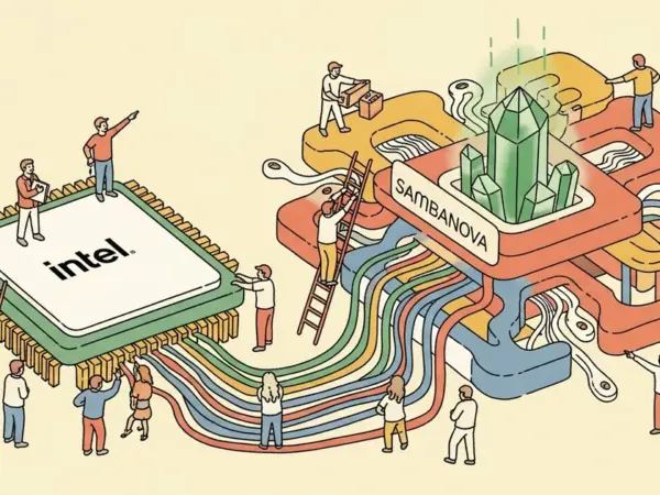 Editorial illustration for: Intel and SambaNova Just Built an AI Inference Platform Without NVIDIA — The CPU Comeback Is Real