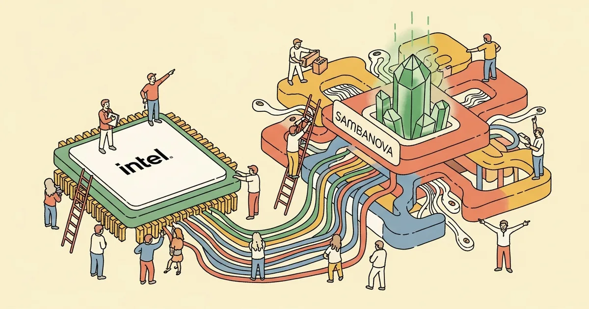 Editorial illustration for: Intel and SambaNova Just Built an AI Inference Platform Without NVIDIA — The CPU Comeback Is Real