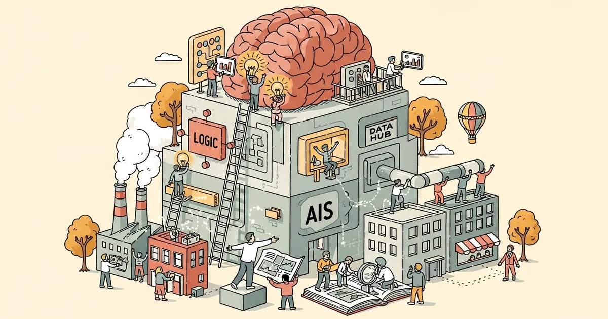 Editorial illustration for: Intuit Built an AI Operating System for Its Entire Company — Here's Why Every Business Needs One