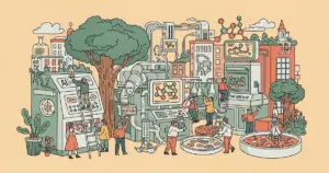 Editorial illustration for: Isomorphic Labs Prepares First Human Trials of AI-Designed Drugs