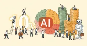 Editorial illustration for: Jeff Bezos-Backed AI Startup Raises $10 Billion at $38 Billion Valuation