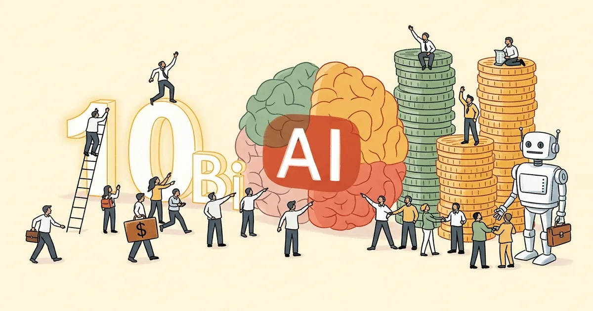 Editorial illustration for: Jeff Bezos-Backed AI Startup Raises $10 Billion at $38 Billion Valuation