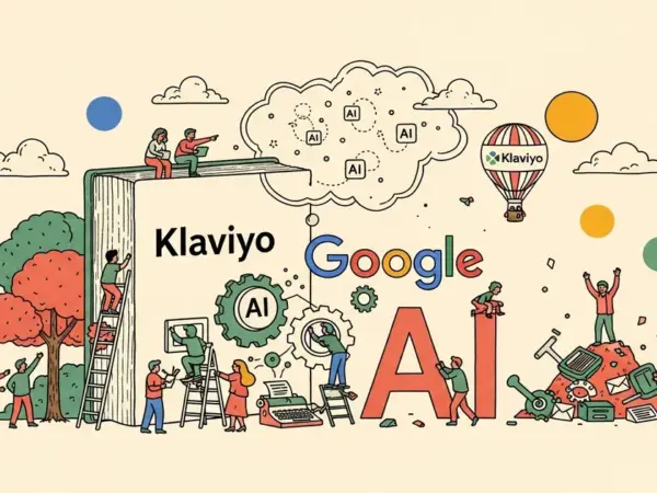 Editorial illustration for: Klaviyo-Google AI Deal Signals End of Manual Marketing Campaigns