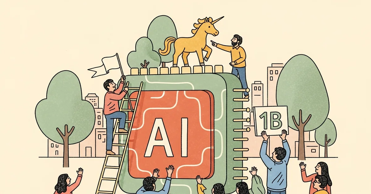 Editorial illustration for: India's First AI Unicorn: Krutrim Raises $280M at $1B Valuation