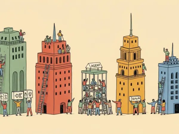 Editorial illustration for: 3 AI Agent Frameworks Are Fighting for Developer Adoption — We Built the Same Agent in Each