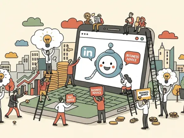 Editorial illustration for: LinkedIn Just Became the #1 Source AI Chatbots Quote for Business Advice — Here's How to Get Cite