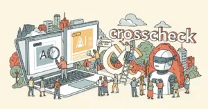 Editorial illustration for: LinkedIn Crosscheck Lets Premium Users Compare AI Models in Blind Tests