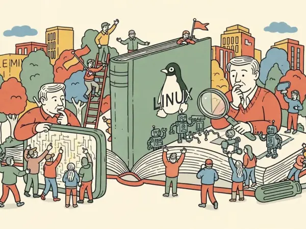 Editorial illustration for: Linux 7.0 Released as Torvalds Weighs AI Bug-Finding Tools