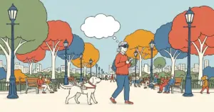 Editorial illustration for: LLM-Powered Guide Dogs Can Now Speak to Their Visually Impaired Owners