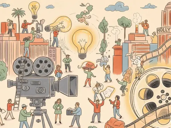 Editorial illustration for: Luma's Innovative Dreams Production Company Is a Hollywood Threat