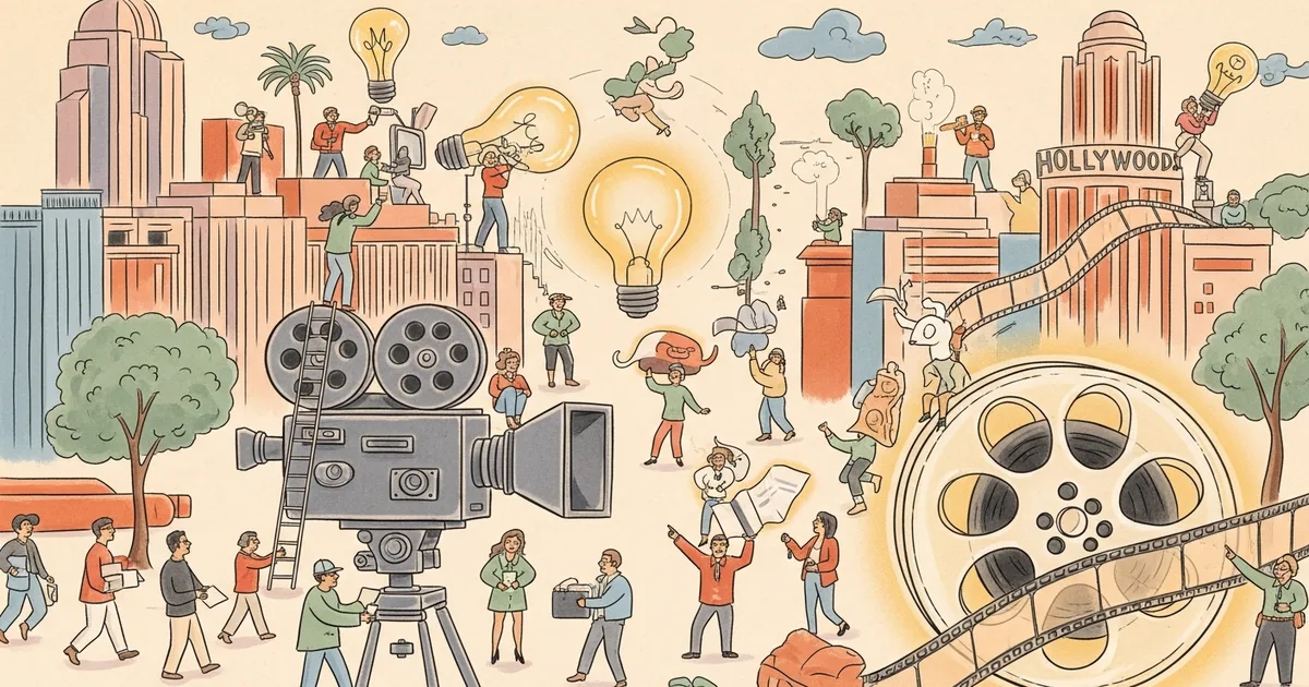 Editorial illustration for: Luma's Innovative Dreams Production Company Is a Hollywood Threat