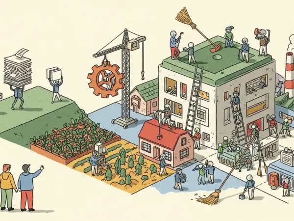 Editorial illustration for: 2 Brothers Made $1.8 Billion With AI Doing Almost Every Job — Medvi Has 2 Employees