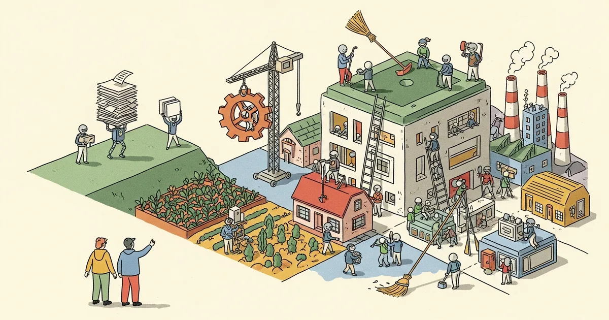 Editorial illustration for: 2 Brothers Made $1.8 Billion With AI Doing Almost Every Job — Medvi Has 2 Employees