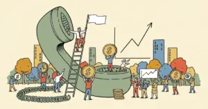 Editorial illustration for: Medvi Founder Matthew Gallagher Scales AI-Built Telehealth Startup to $1.8 Billion in Sales