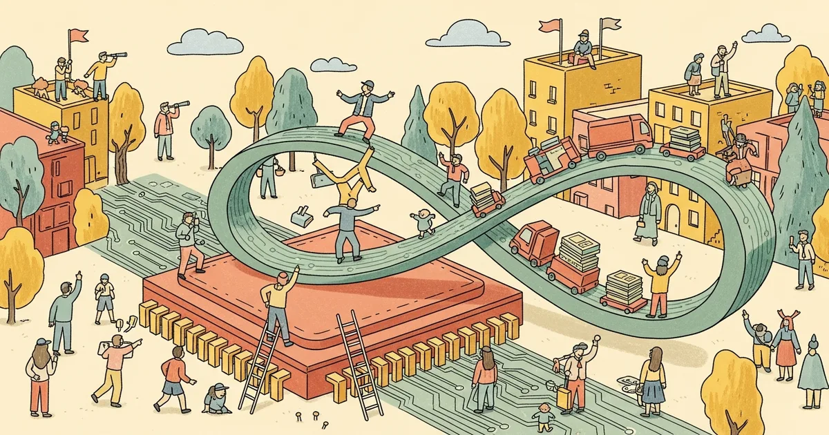 Editorial illustration for: Meta Extends Broadcom AI Chip Deal to 2029 — First 2nm Custom Silicon