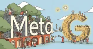 Editorial illustration for: Meta Delays Next AI Model, Reportedly Weighs Licensing Google's Gemini