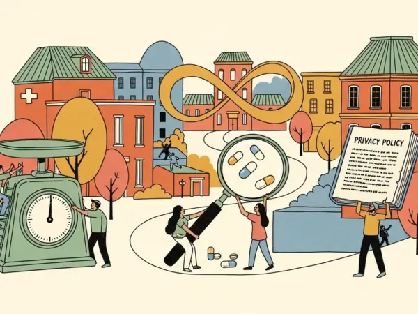 Editorial illustration for: Meta's Muse Spark Solicits User Health Data Without HIPAA Safeguards